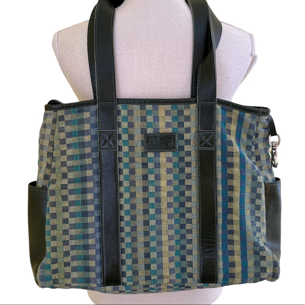 Hand-Woven Textile Shoulder/Tote Bag by Sop Moei Arts Thailand